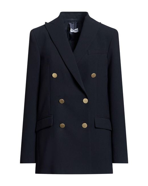 RUE DU BAC Blue Midnight Blazer Polyester, Elastane