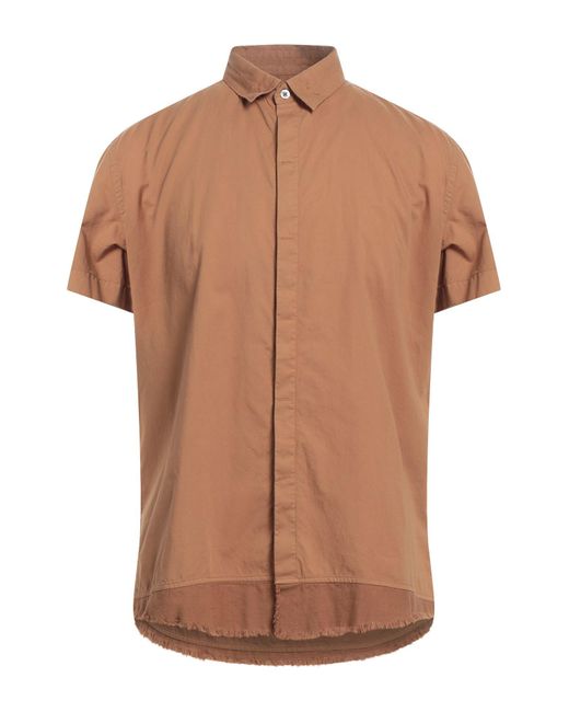 Daniele Alessandrini Brown Shirt for men