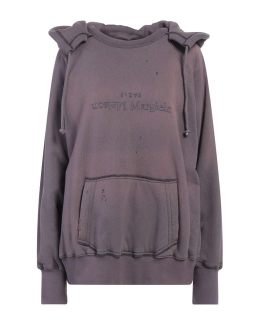 Maison Margiela Purple Sweatshirt Cotton