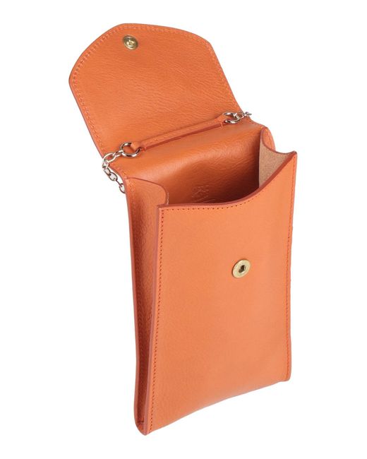 Il Bisonte Orange Umhängetasche
