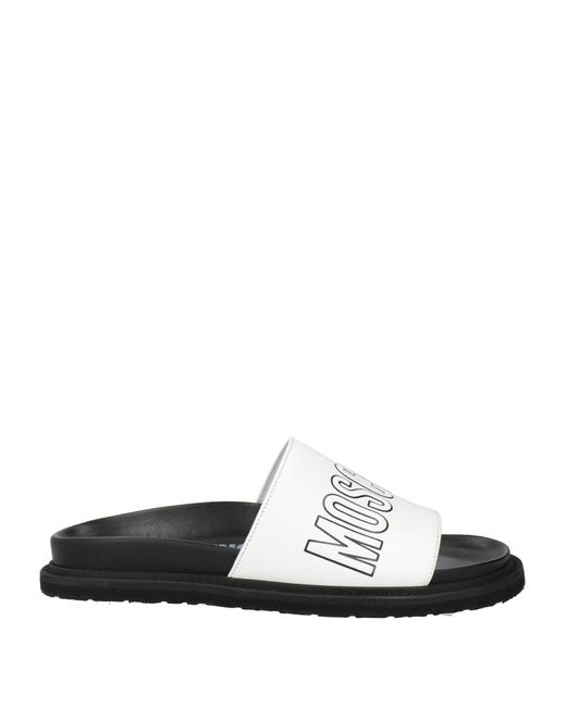 Moschino White Sandals
