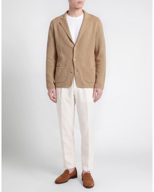 Daniele Fiesoli Natural Blazer for men