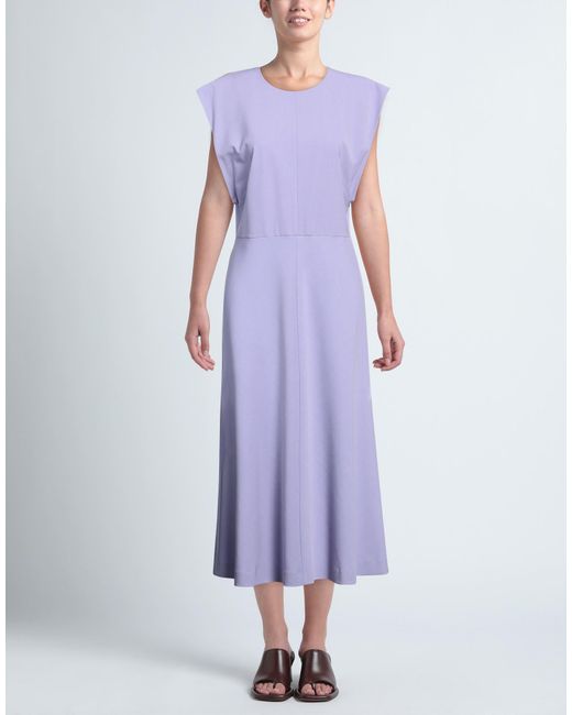 Moschino Purple Midi Dress