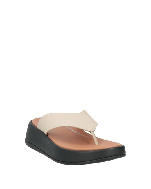Fitflop White Thong Sandal