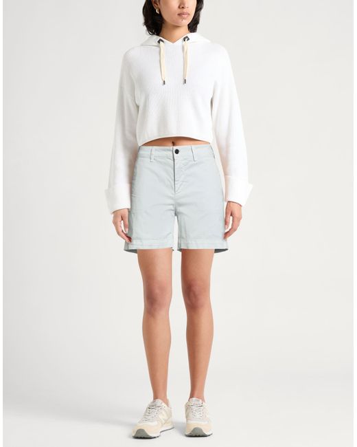 Historic Blue Shorts & Bermuda Shorts Cotton, Elastane