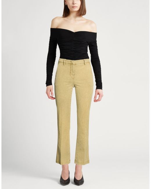 PT Torino Natural Khaki Pants Cotton, Lyocell, Elastane