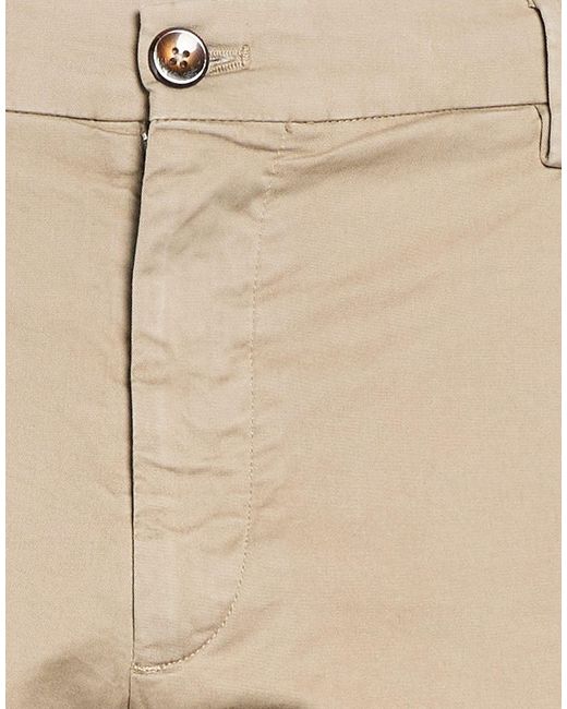 Michael Coal Natural Pants Cotton, Elastane for men