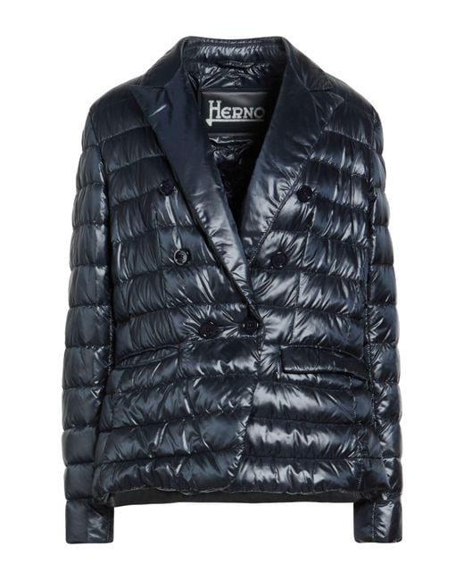 Herno Blue Puffer Polyamide