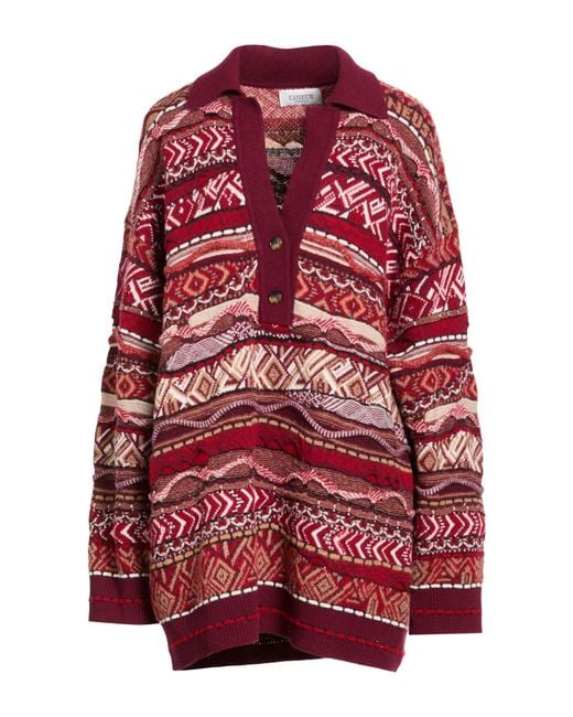 Pullover Laneus en coloris Red