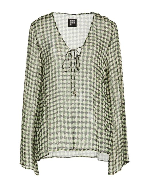 Top Fisico de color Green