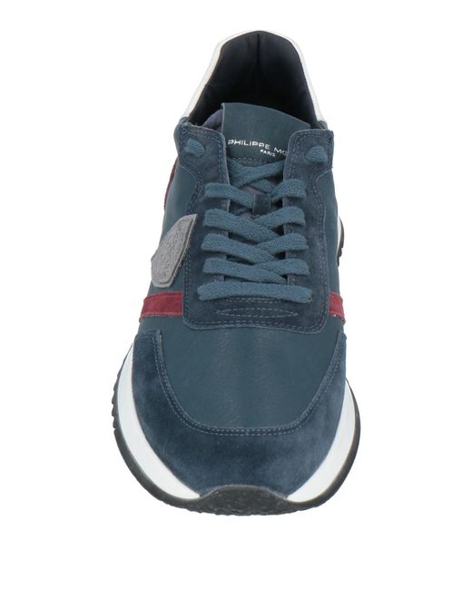 Philippe Model Blue Trainers for men