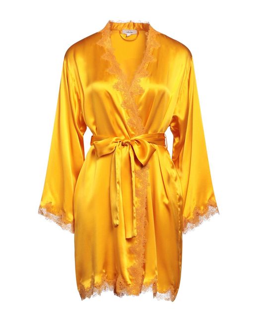 Vivis Yellow Dressing Gown Or Bathrobe