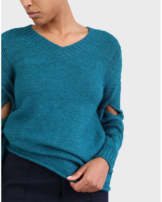 See By Chloé Synthetic Sweater in Deep Jade (Blue) - Lyst