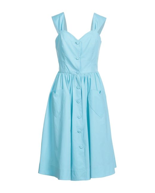 Moschino Blue Midi Dress