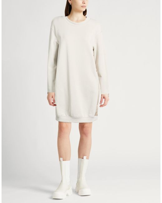 Antonelli White Light Mini Dress Polyester