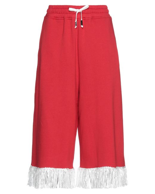 Jijil Red Cropped Trousers