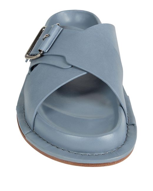 Jil Sander Blue Sandals