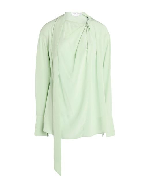 Victoria Beckham Green Light Top Silk