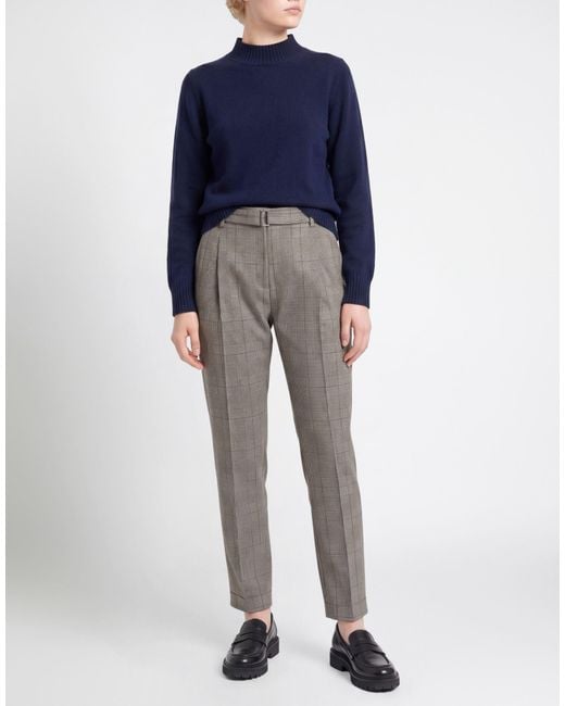 BE ABLE Gray Pants Polyester, Virgin Wool, Elastane