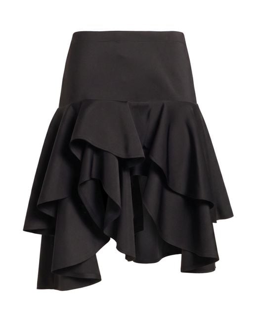 DES_PHEMMES Gray Midi Skirt
