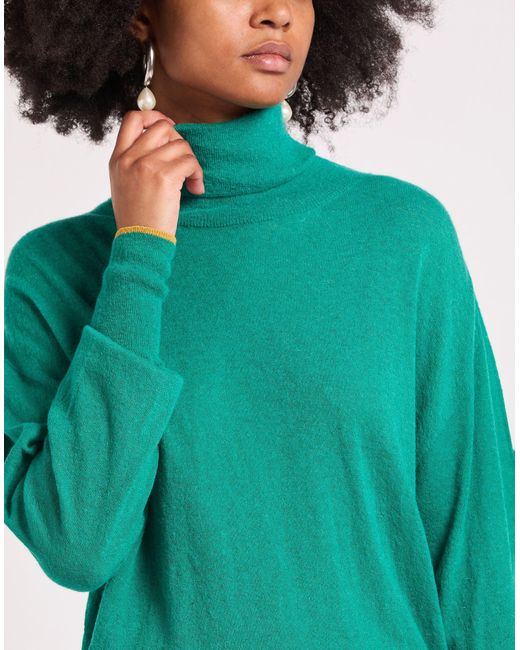 Momoní Green Rollkragenpullover
