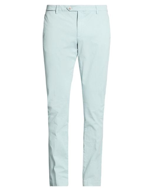 Hackett Blue Pants Cotton, Elastane for men