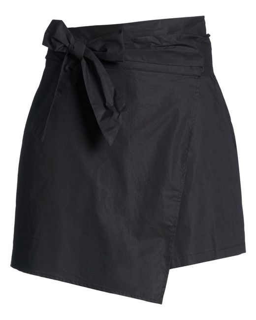Roberto Collina Black Shorts & Bermuda Shorts Cotton