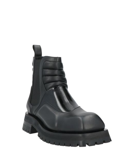 Balmain Black Ankle Boots for men