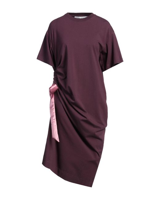 J.W. Anderson Purple Midi-Kleid
