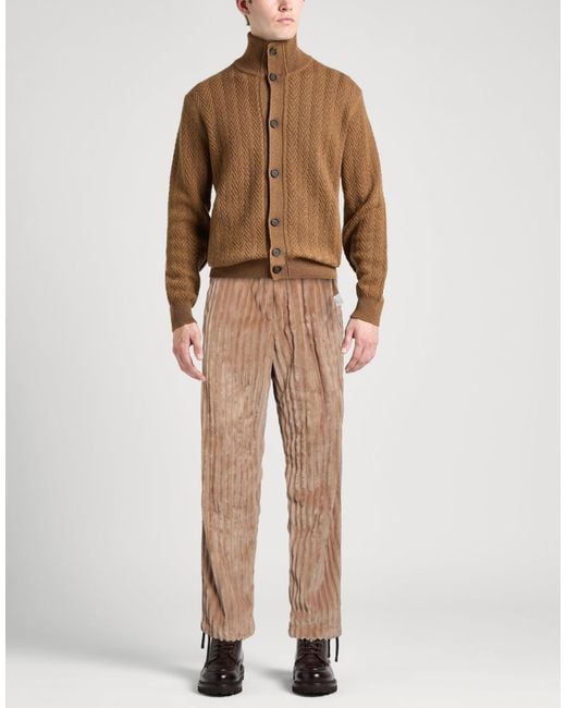 White Sand Natural Pants Polyester for men