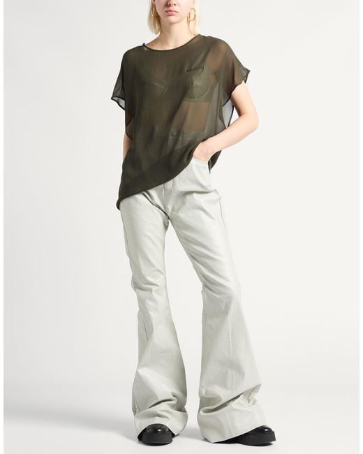 Rick Owens White Jeans