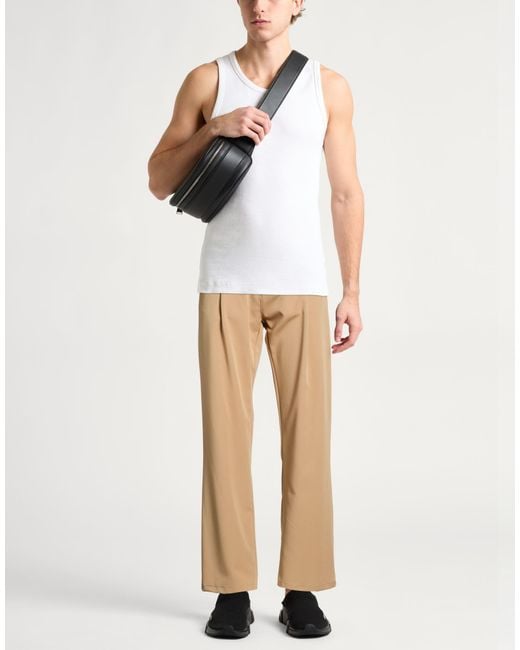 Imperial Natural Camel Pants Polyester, Viscose, Elastane for men