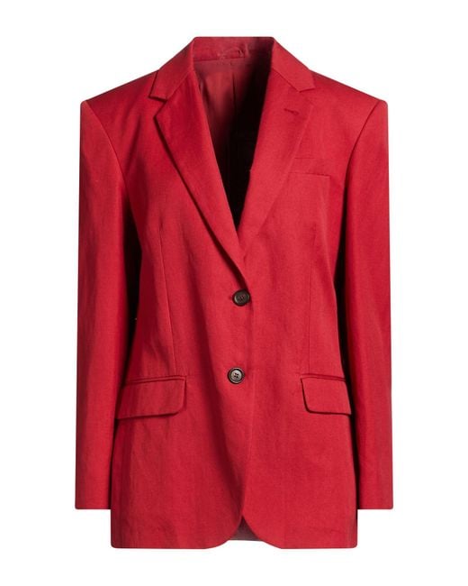 Brunello Cucinelli Red Blazers
