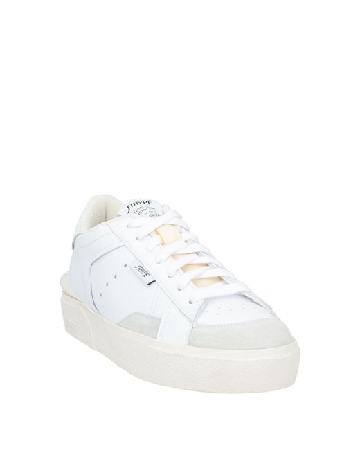 Strype White Sneakers Leather