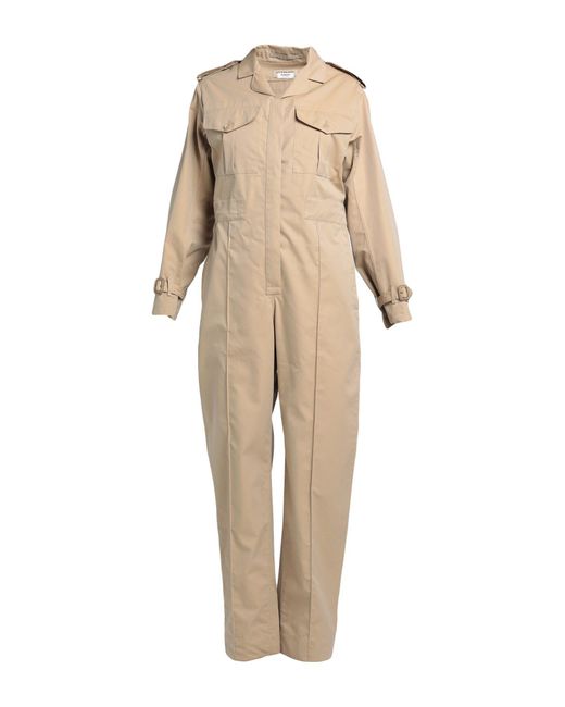 Burberry Jumpsuit in Natural | Lyst