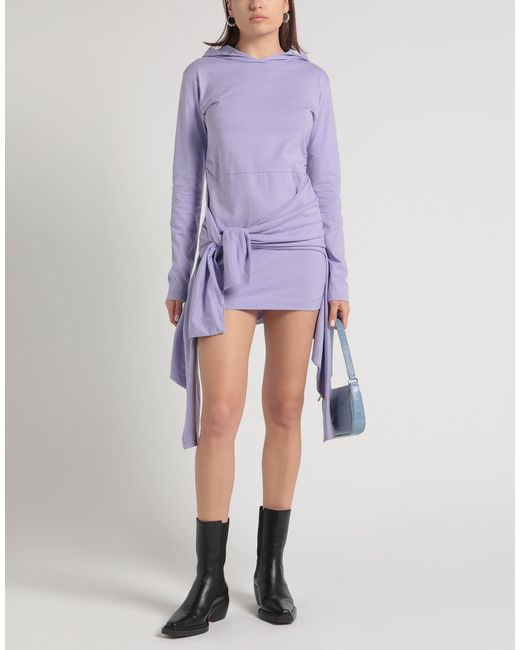 MSGM Purple Mini Dress