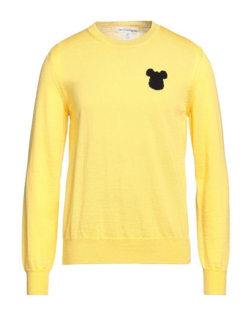Comme des Garçons Yellow Sweater for men