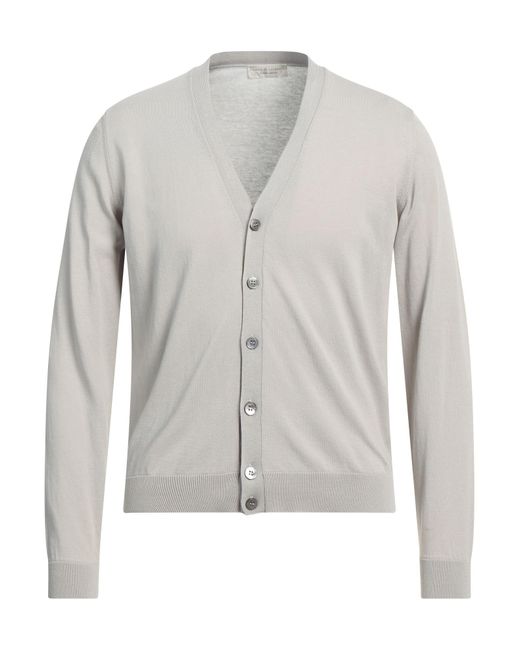 Cardigan di FILIPPO DE LAURENTIIS in Gray da Uomo
