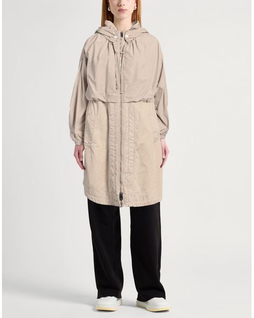 High Natural Overcoat & Trench Coat Nylon, Cotton