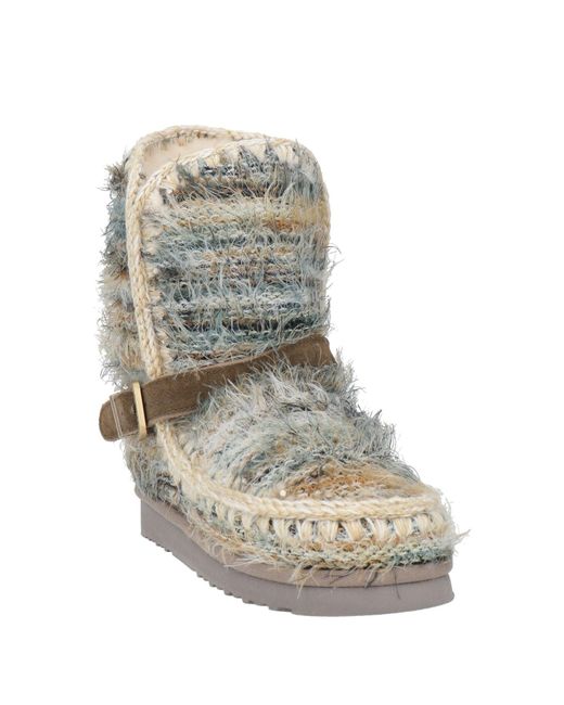 Mou Natural Ankle Boots