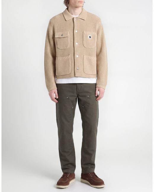 Carhartt Natural Camel Cardigan Acrylic, Wool, Nylon for men