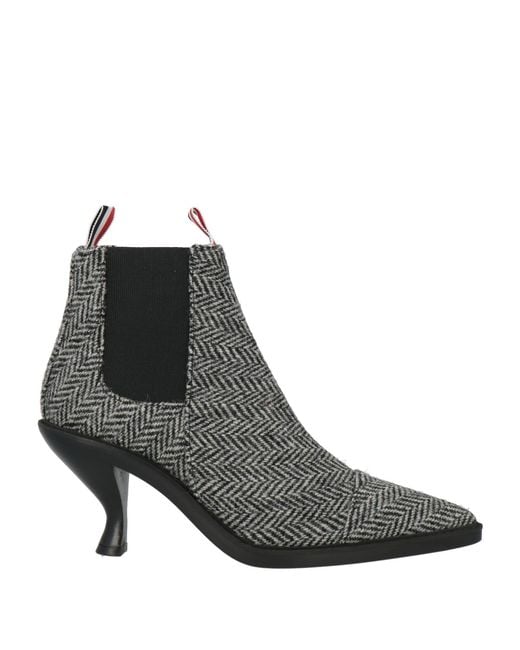 Thom Browne Black Ankle Boots