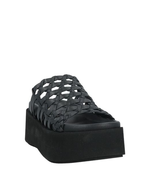 Paloma Barceló Black Sandals Leather