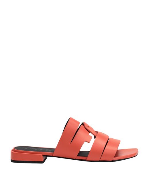 Furla Red Sandals