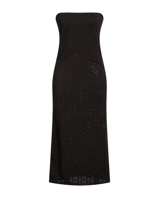 Fisico Black Midi Dress Polyamide, Elastane