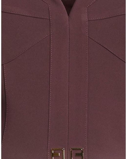 Elisabetta Franchi Purple Top Polyester, Elastane