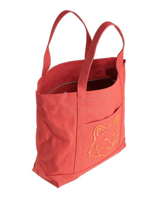 Maison Kitsuné Red Handbags