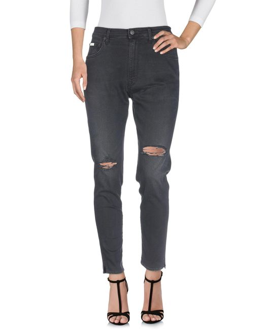 People Gray Denim Pants