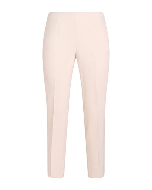 Peserico Natural Ivory Pants Polyester, Viscose, Cotton, Elastane