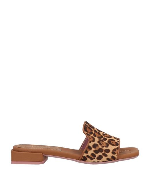 Lorenzo Mari Brown Sandals